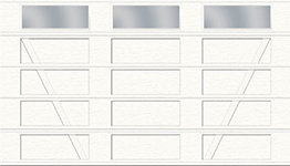 V Layout, Flat - 3 bays